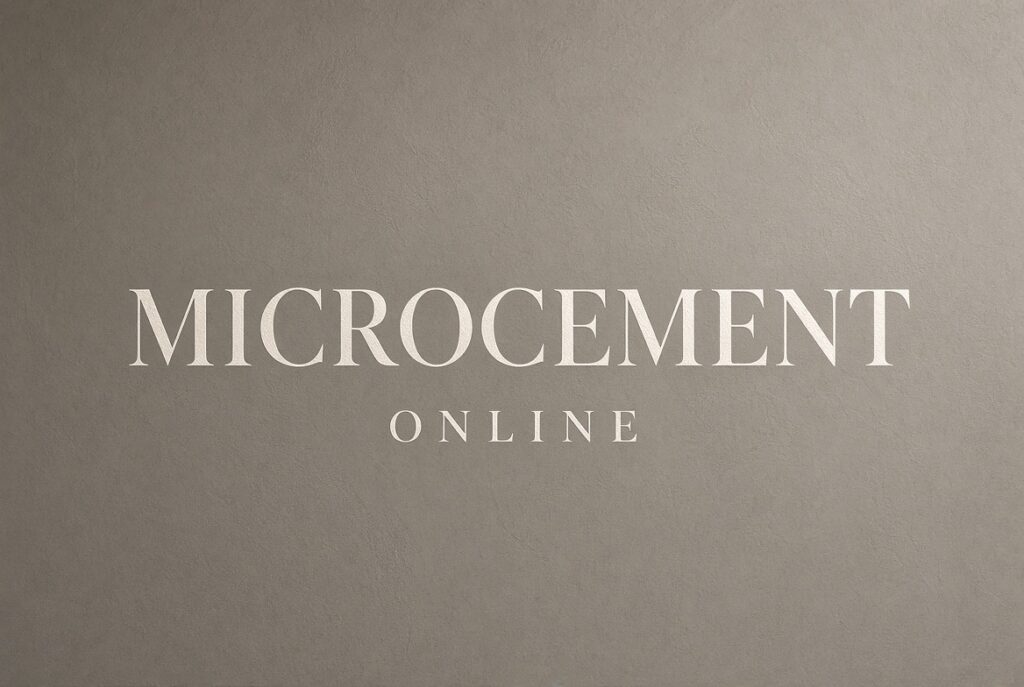 Microcement — Online Class